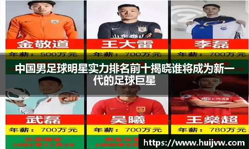 中国男足球明星实力排名前十揭晓谁将成为新一代的足球巨星